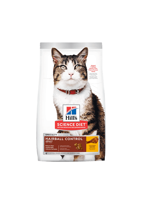 HILLS HAIRBALL CONTROL ADULT 1-6 X 3.5 LB