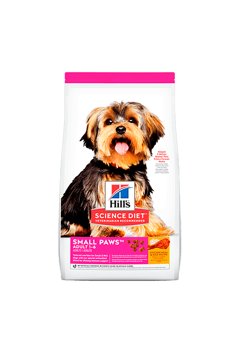 HILLS SMALL PAWS ADULT 1-6 CHICKEN X 4.5 LB