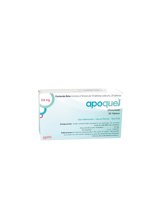 APOQUEL 3.6 MG BLISTER X 10 TABLETAS