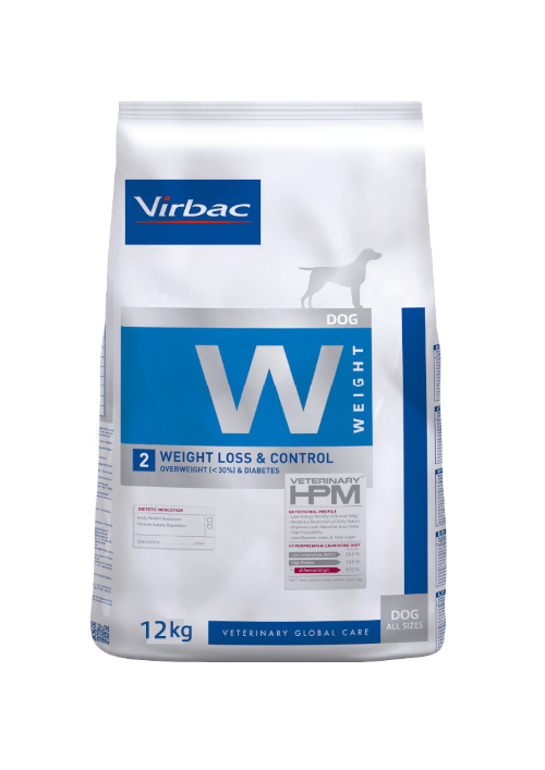 VIRBAC HPM W2 WEIGHT LOSS & CONTROL X 12 KG
