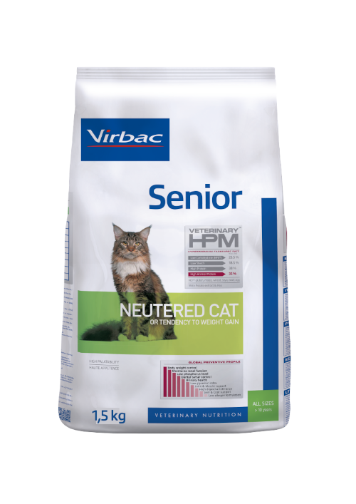 VIRBAC HPM GATO SENIOR NEUTERED X 1.5 KG