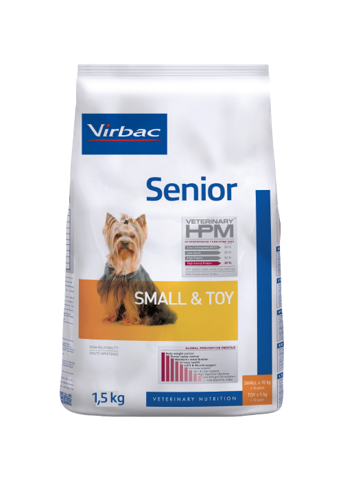 VIRBAC HPM SENIOR SMALL & TOY X 1,5 KG